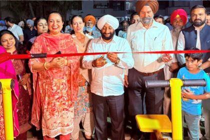 Kulwant Singh Inaugurates Open Gym in Sector 70 Mohali