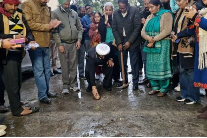 Kulwant Singh Starts ₹97.85 Lakh Road Project In Sector 70 Mohali
