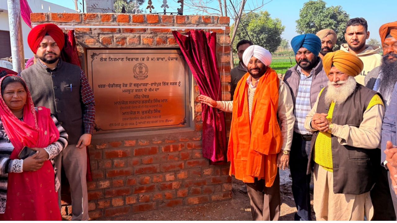 Kulwant Singh Lays Foundation Stone Of Barmajra Circular Link Road Project | Mohali Dialogues