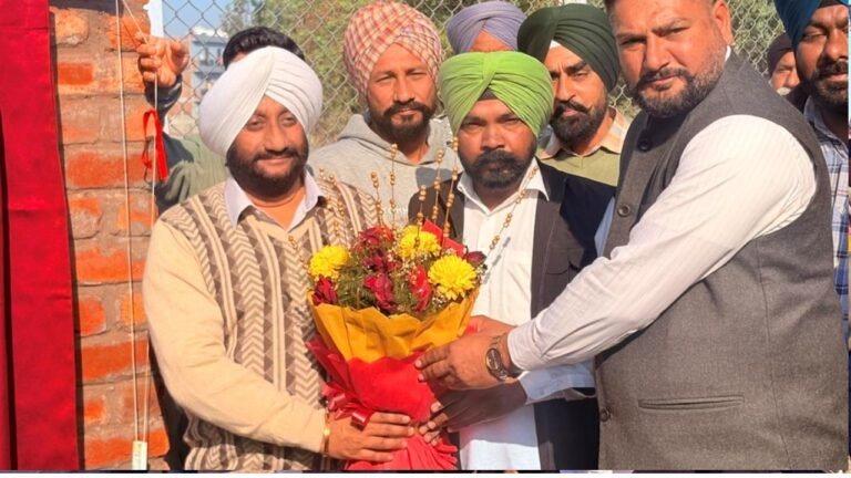 Kulwant Singh Lays Foundation Stone Of Balliali Circular Link Road Project