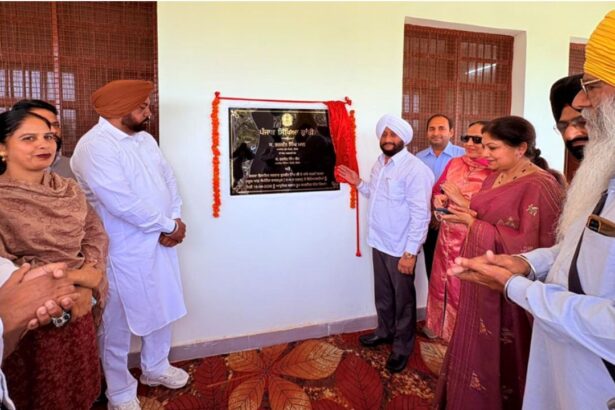 Kulwant Singh Inaugurates Classroom at School of Eminence Bakarpur