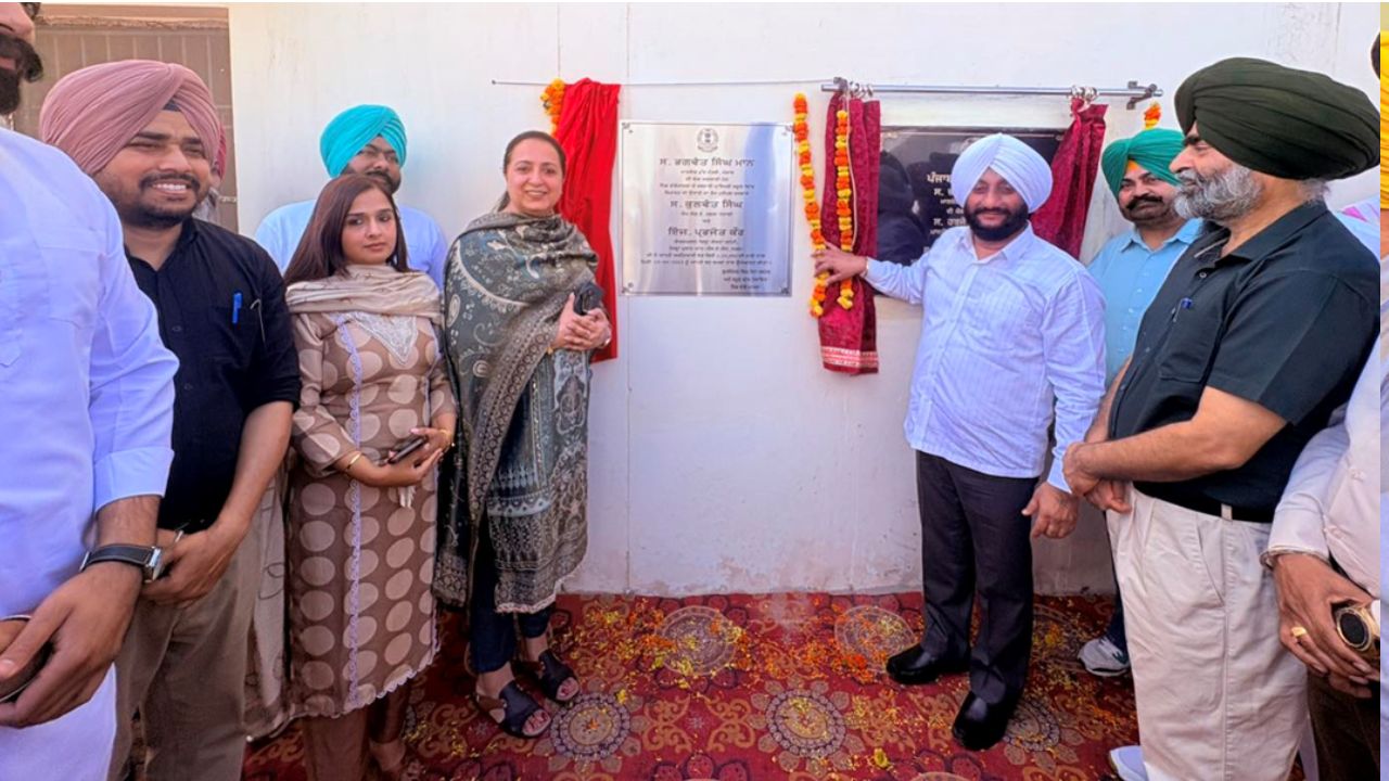 Kulwant Singh Inaugurates Classrooms in Balomajra Schools Mohali
