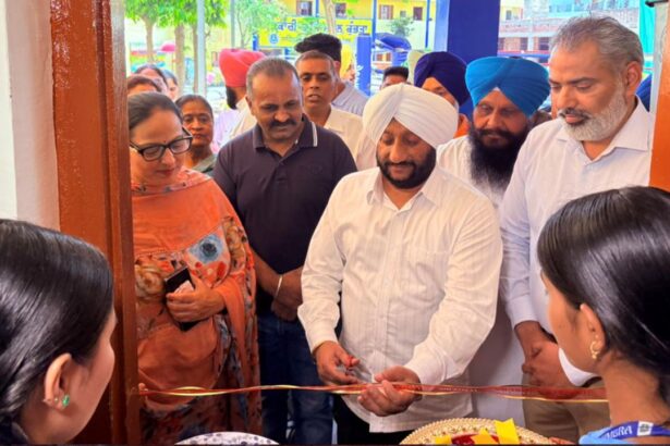 Kulwant Singh Inaugurates LED Screens at Govt School Kumbra Mohali