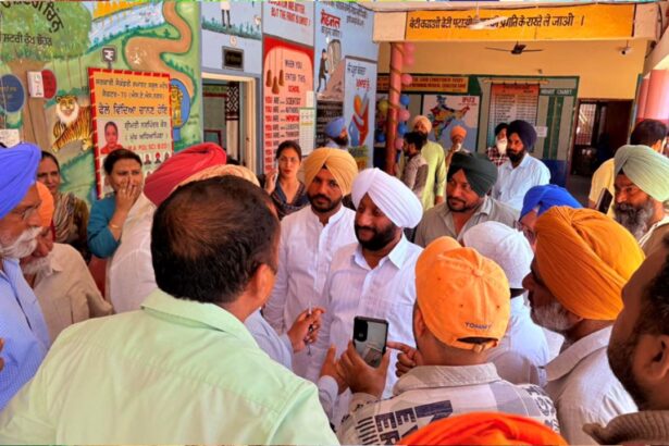 Kulwant Singh Inaugurates LED Screens at Govt High School Matour Mohali