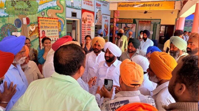 Mohali MLA Kulwant Singh Inaugurates LED Screens at Govt High School Matour Under Digital Education Drive