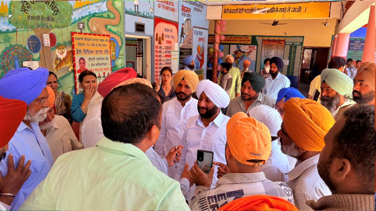 Kulwant Singh Inaugurates LED Screens at Govt High School Matour Mohali