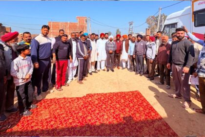 Kulwant Singh Attends Blood Donation Camp in Shyampur Mohali