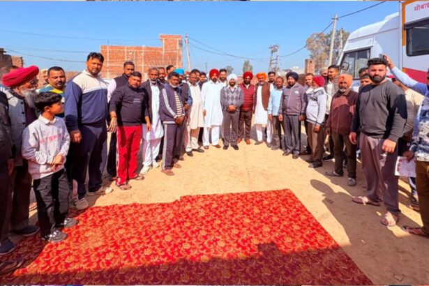 Kulwant Singh Attends Blood Donation Camp in Shyampur Mohali
