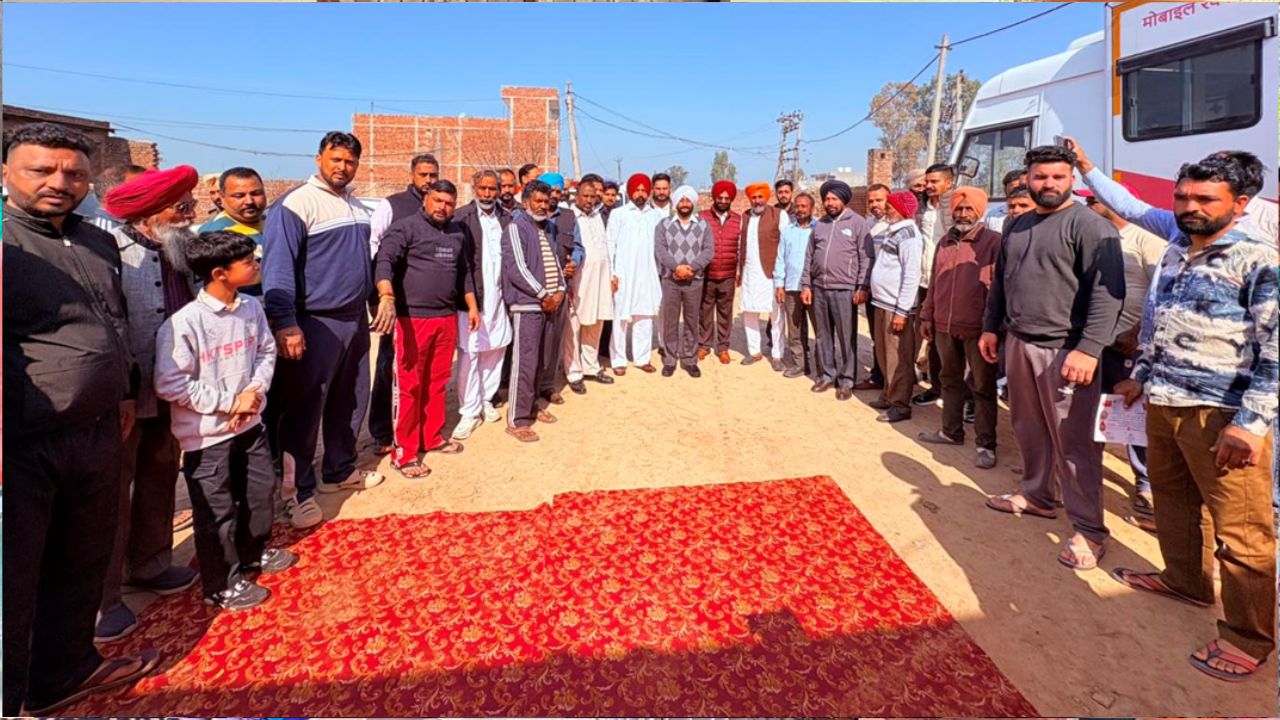 Kulwant Singh Attends Blood Donation Camp in Shyampur Mohali