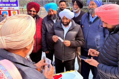 Kulwant Singh Attends CM Health Scheme Registration Camp in Mohali