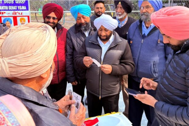 Kulwant Singh Attends CM Health Scheme Registration Camp in Mohali