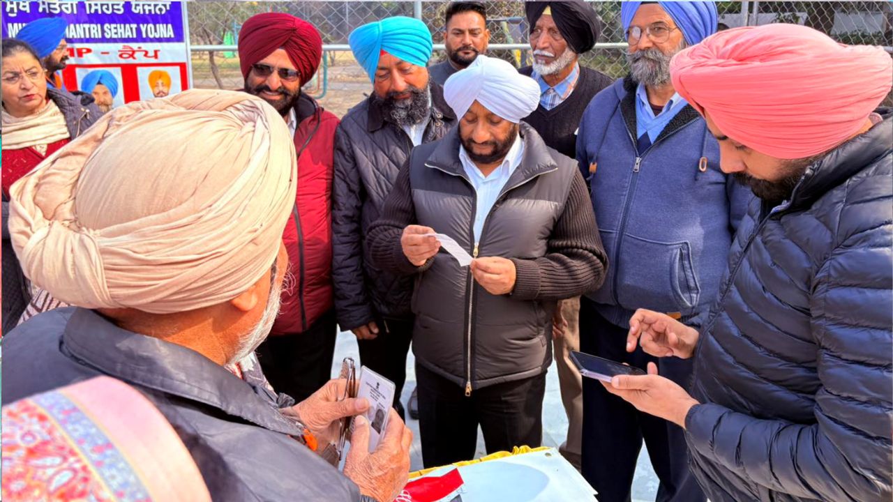Kulwant Singh Attends CM Health Scheme Registration Camp in Mohali