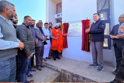 Kulwant Singh Dedicates ₹40 Lakh Water Supply Project in Tdauli Village