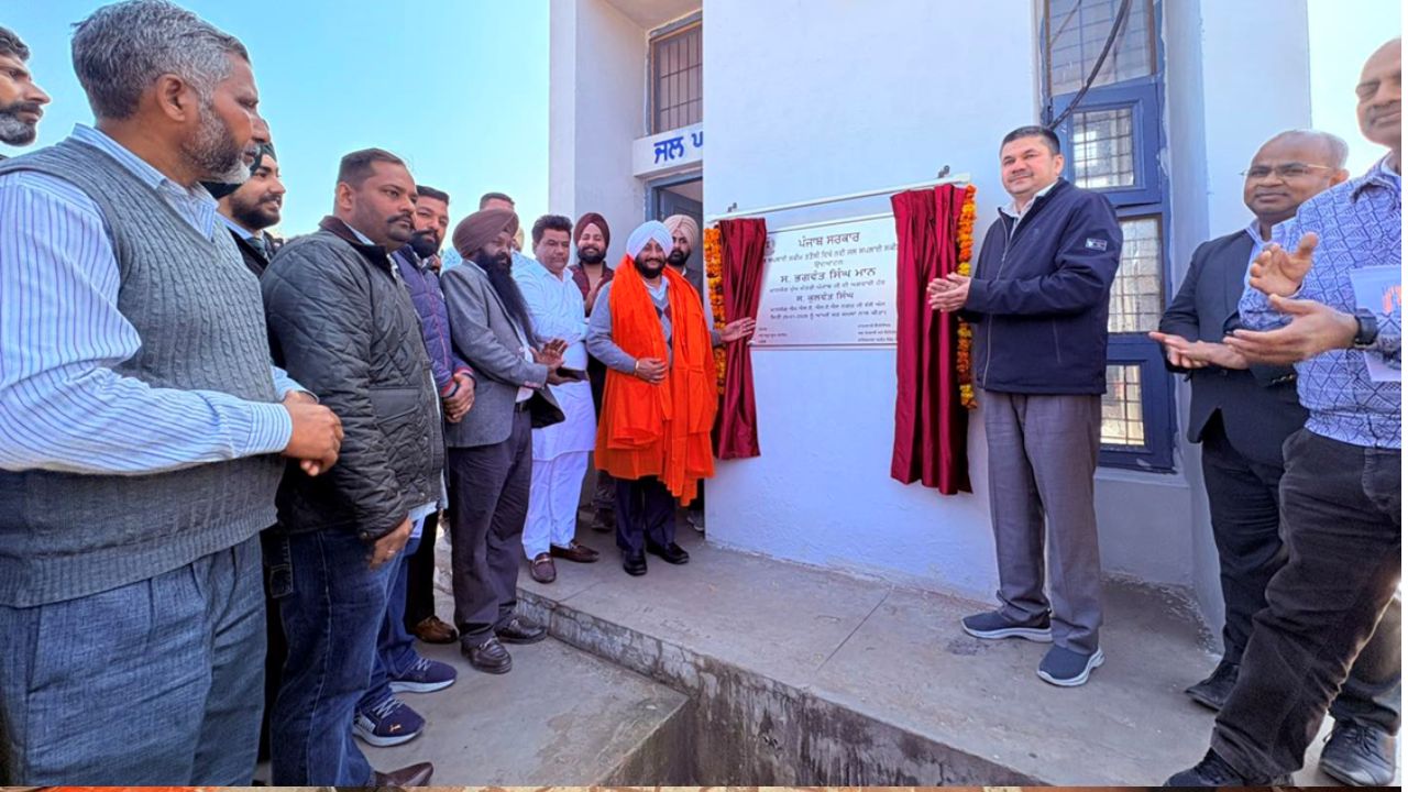 Kulwant Singh Dedicates ₹40 Lakh Water Supply Project in Tdauli Village