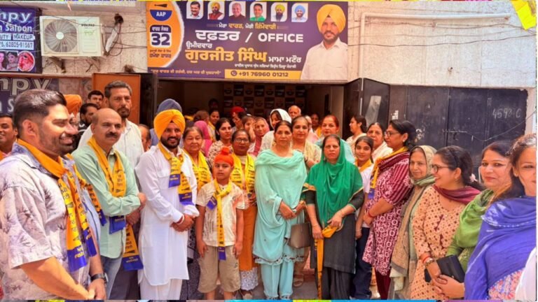 Kulwant Singh Attends Inauguration of AAP Candidate Gurjit Singh’s Election Office in Mohali Ward No. 32