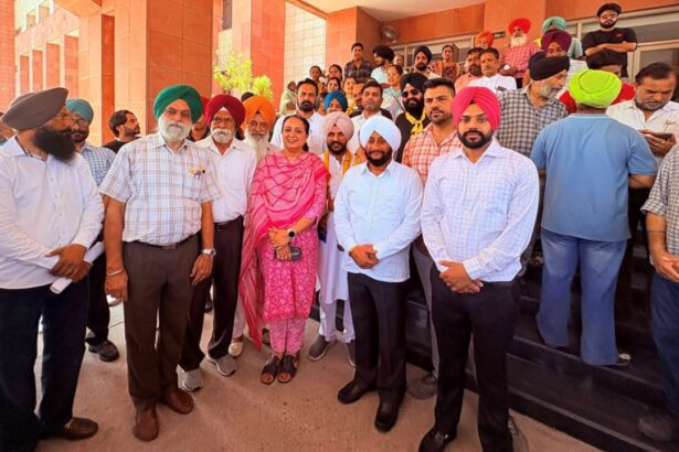 Kulwant Singh Attends Nomination Filing of AAP Candidates in Mohali
