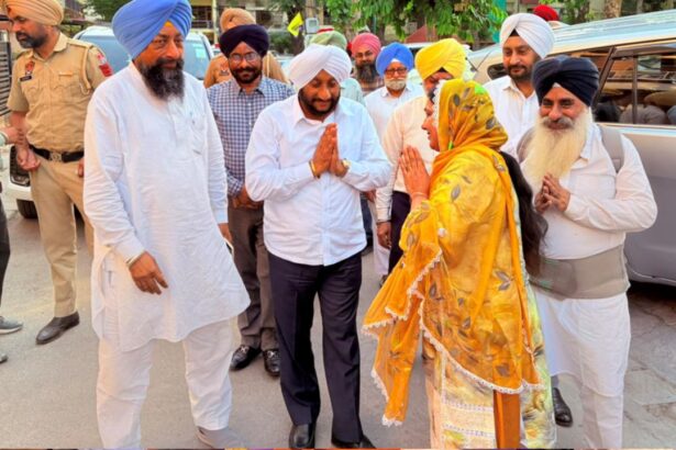 Kulwant Singh Attends Election Office Inauguration of Kulwinder Jeet Kaur in Mohali