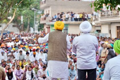Bhagwant Mann Meets Residents of Seneta Village in Mohali