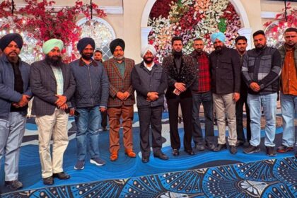 Kulwant Singh Attends Harshpreet Singh Wedding Reception in Mohali