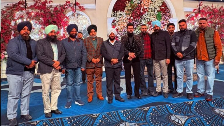 Kulwant Singh Attends Harshpreet Singh’s Wedding Reception Hosted by Pritpal Singh Bains in Mohali