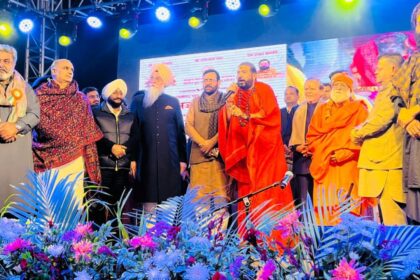 Kulwant Singh Attends Bhajan Sandhya At Shri Amriteshwar Mahadev Mandir Mohali