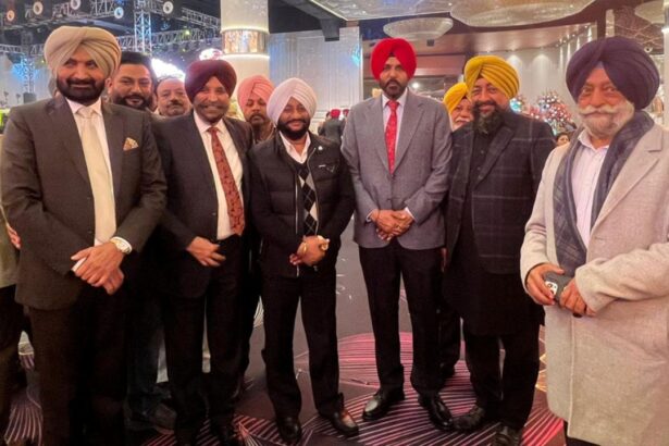 Kulwant Singh Attends Randhir Singh Heyar Family Reception In Zirakpur