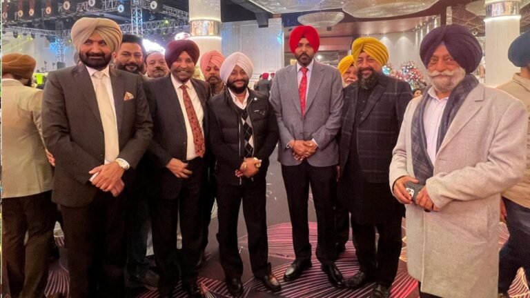 Kulwant Singh Attends Randhir Singh Heyar Family Reception In Zirakpur