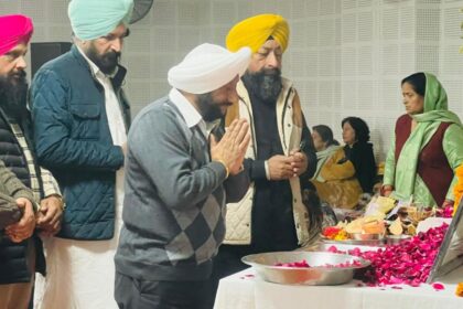 Kulwant Singh Attends Antim Ardas Of Suman Lata Sharma Ji In Mohali