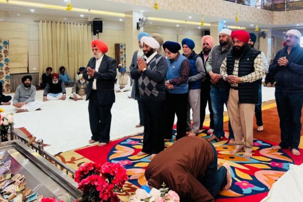 Kulwant Singh Attends Khushi De Path Samagam In Sector 71 Mohali