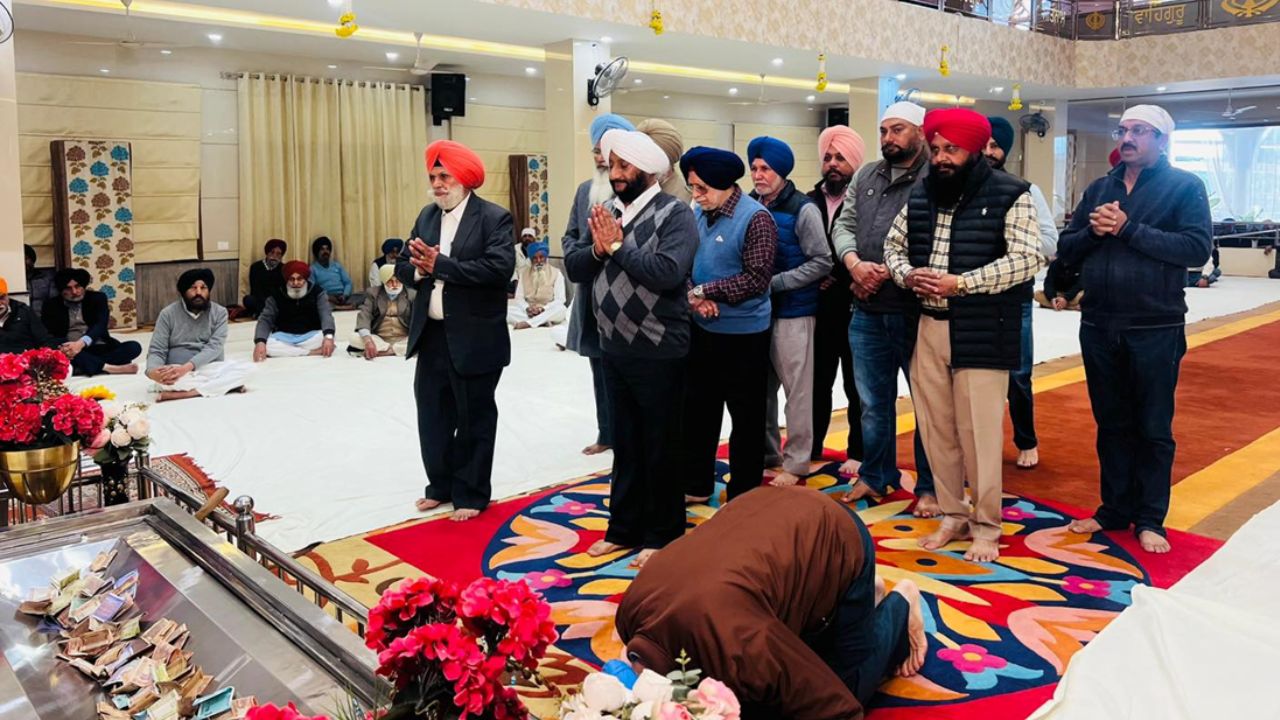 Kulwant Singh Attends Khushi De Path Samagam In Sector 71 Mohali