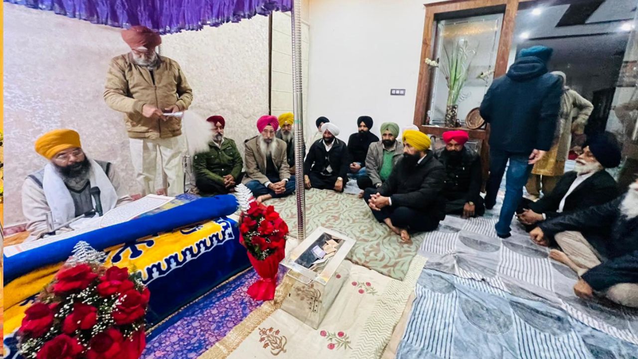 Kulwant Singh Attends Sri Akhand Path Sahib Samagam In Sector 94 Mohali
