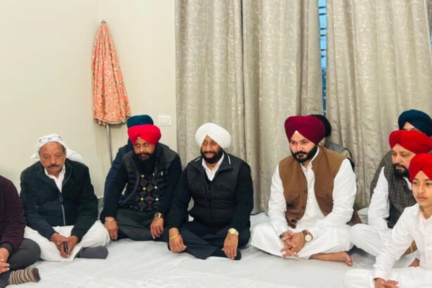 Kulwant Singh Attends Gurmeet Singh Baidwan Family Griha Pravesh In Dhurali