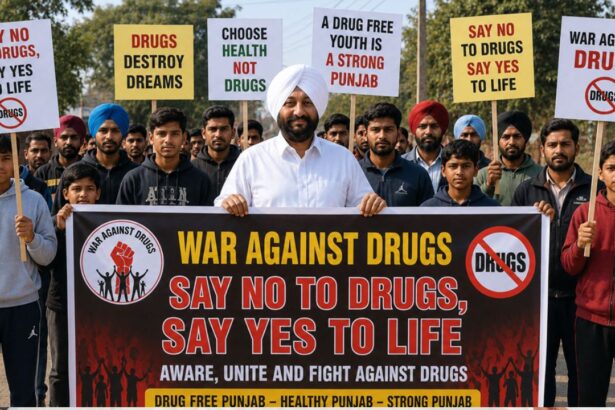 Kulwant Singh Joins Anti-Drug Awareness Rally In Maujpur Under “Yudh Nashian Virudh” Campaign | Mohali Dialogues