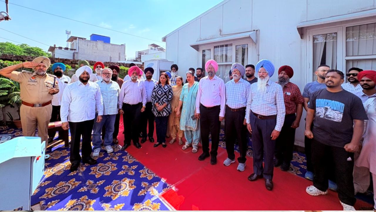 Kulwant Singh Hoists National Flag at Sector 79 Mohali Office