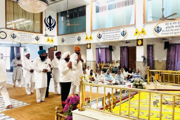 Kulwant Singh Attends Antim Ardas of Dr Ginni Dugal in Mohali