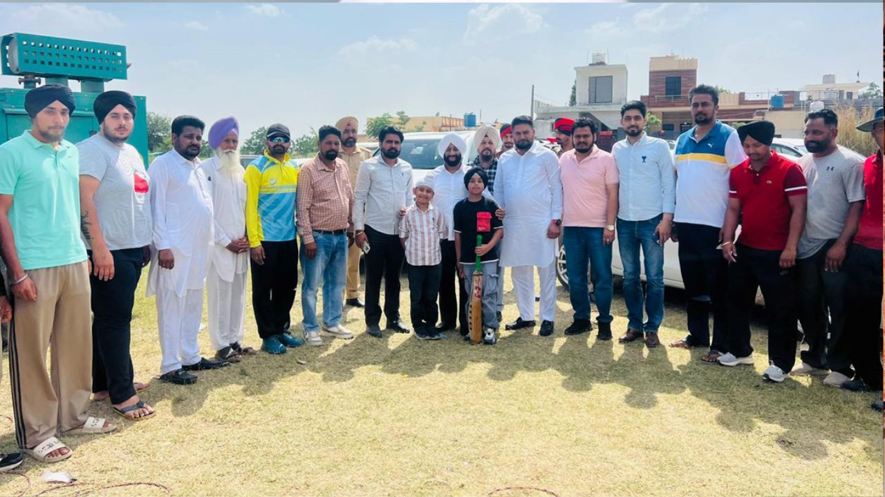 Kulwant Singh Attends Cricket Tournament in Kalon Mohali