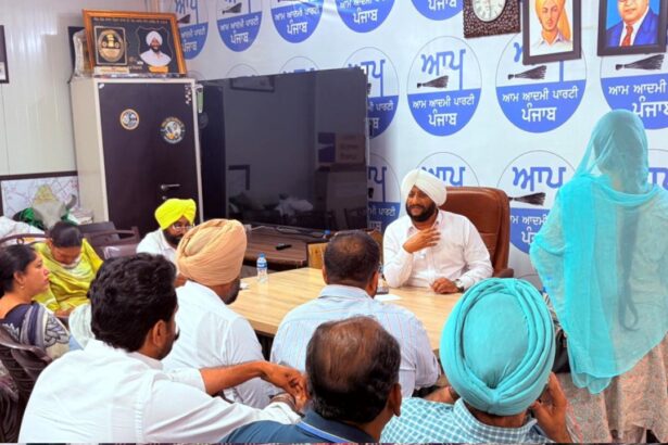 Kulwant Singh Meets Residents, Assures Solutions to Public Issues in Mohali