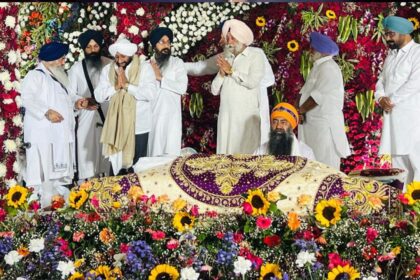 Kulwant Singh Attends Gurmat Samagam at Gurdwara Akal Ashram Sohana