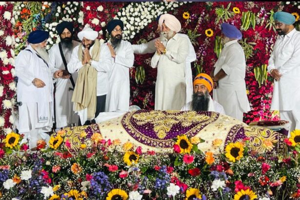 Kulwant Singh Attends Gurmat Samagam at Gurdwara Akal Ashram Sohana