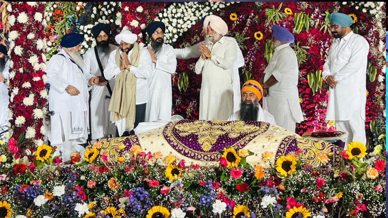 Kulwant Singh Attends Gurmat Samagam at Gurdwara Akal Ashram Sohana