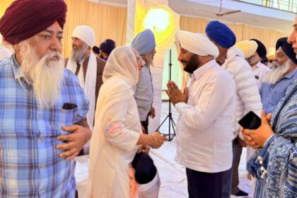 Kulwant Singh Attends Antim Ardas of Jathedar Balvir Singh in Baironpur Mohali