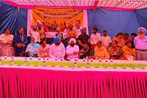Kulwant Singh Attends Women Welfare Program in Balongi Mohali