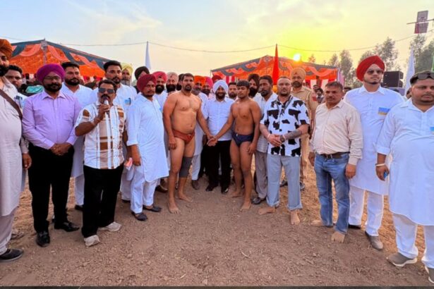 Kulwant Singh Attends Wrestling Event in Nandiali Mohali, Encourages Youth