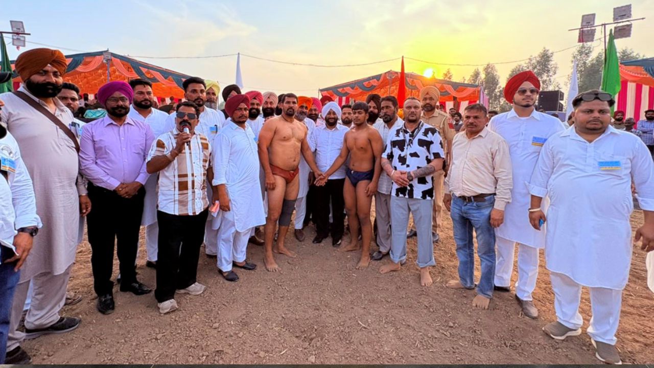 Kulwant Singh Attends Wrestling Event in Nandiali Mohali, Encourages Youth