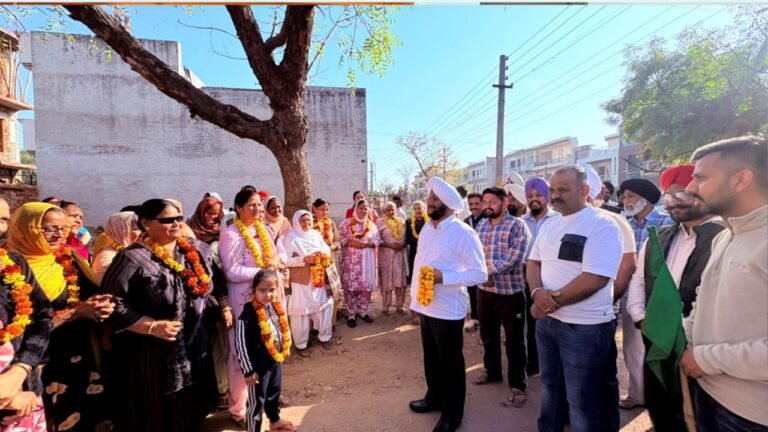 Mohali MLA Kulwant Singh Flags Off 8th Pilgrimage Bus from Kumbra Under CM Pilgrimage Scheme