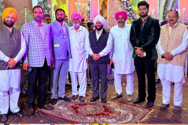 Kulwant Singh Attends Wedding in Mohali, Congratulates Newlywed Couple