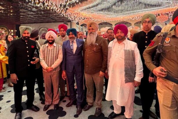 Kulwant Singh Attends Wedding of Balwinder Singh Lucknowur’s Son in Mohali