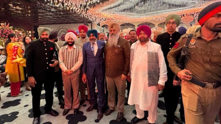 Kulwant Singh Attends Wedding of Balwinder Singh Lakhnour’s Son in Mohali, Extends Wishes to Newlywed Couple