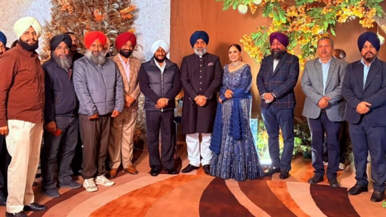 Kulwant Singh Attends Wedding of Deputy Mayor Kuljit Singh Bedi’s Son in Mohali, Extends Wishes to Newlywed Couple