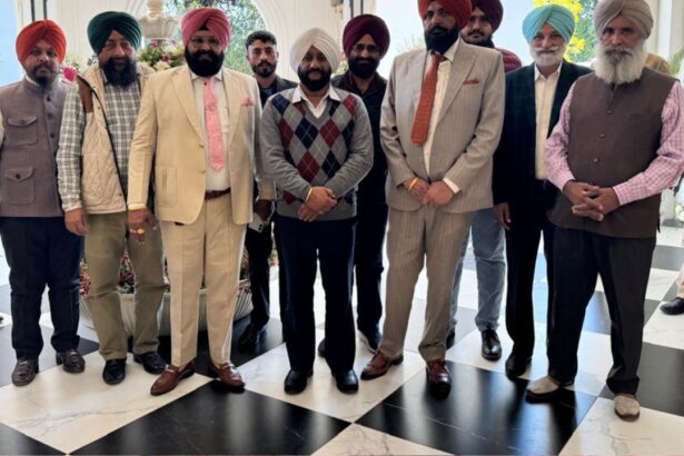 Kulwant Singh Attends Wedding of Amandeep Singh Gill’s Son in Mohali